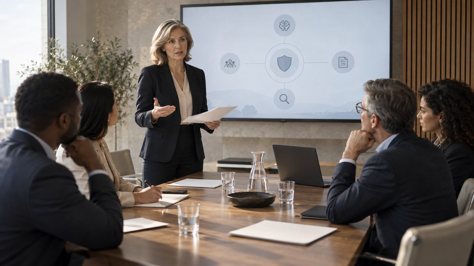 Advisers presenting a focused AI governance entry offer