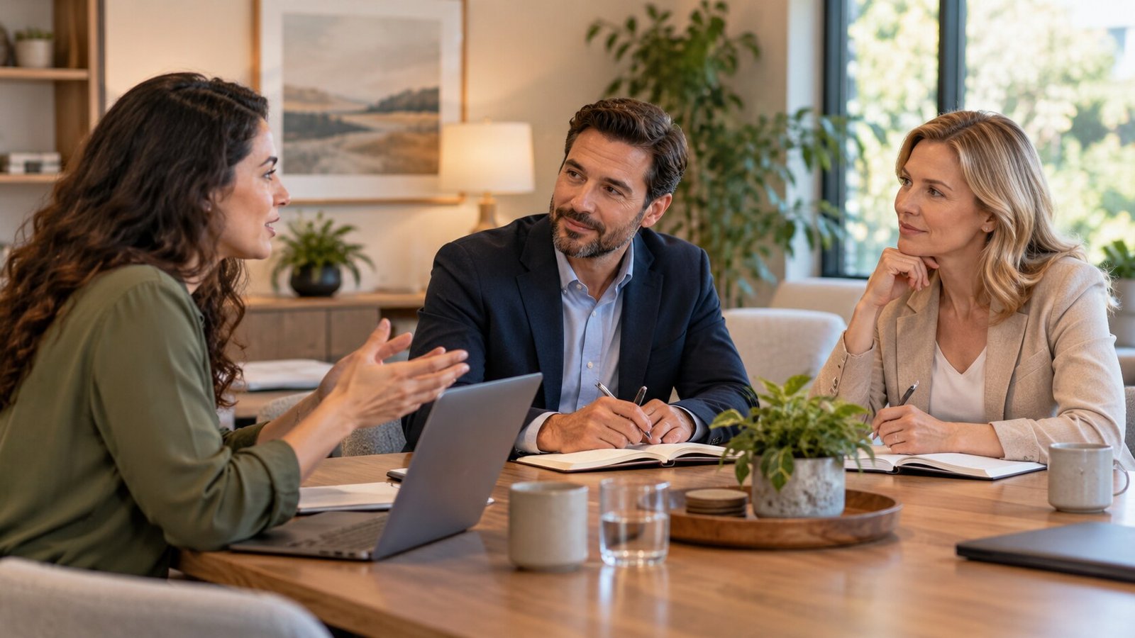 Commerce organisation discussing a product or knowledge-service requirement
