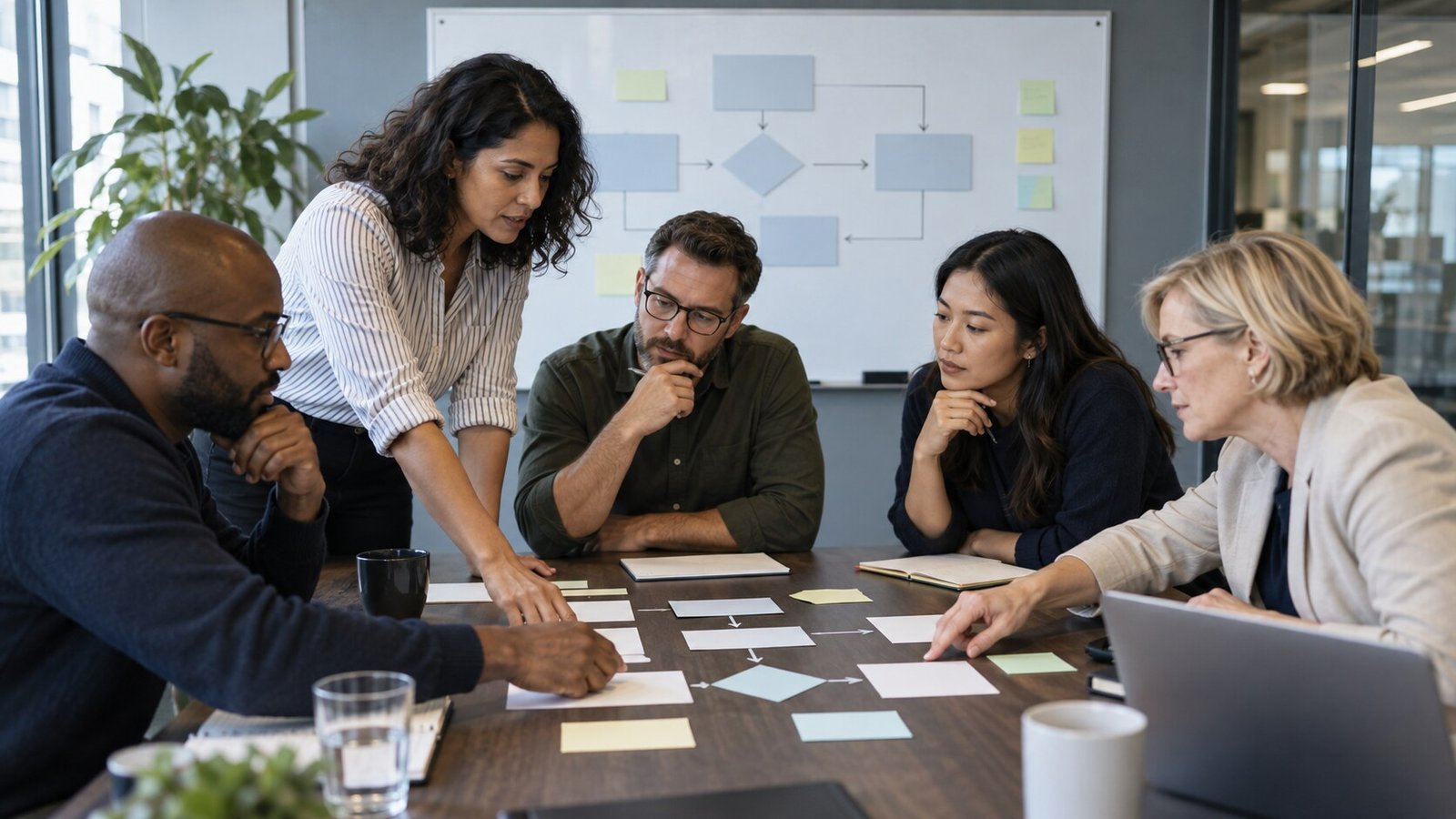 Operations leaders diagnosing bottlenecks and service delays